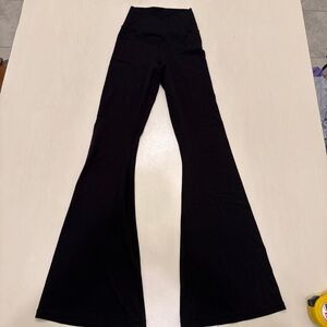 aerie Black Flared High-Rise Leggings